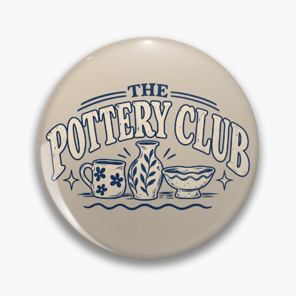 Item preview, The Pottery Club – Vintage Ceramics Pottery Lover Design designed and sold by SnugbugStudios.