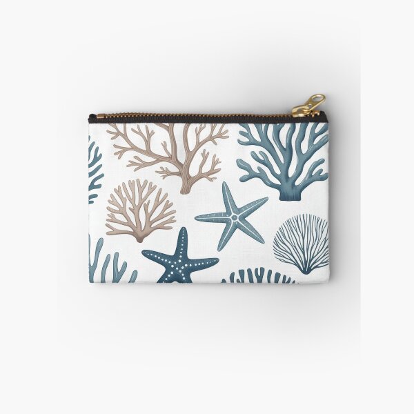 Item preview, Coastal Coral and Starfish Ocean Pattern designed and sold by NatArtSA.