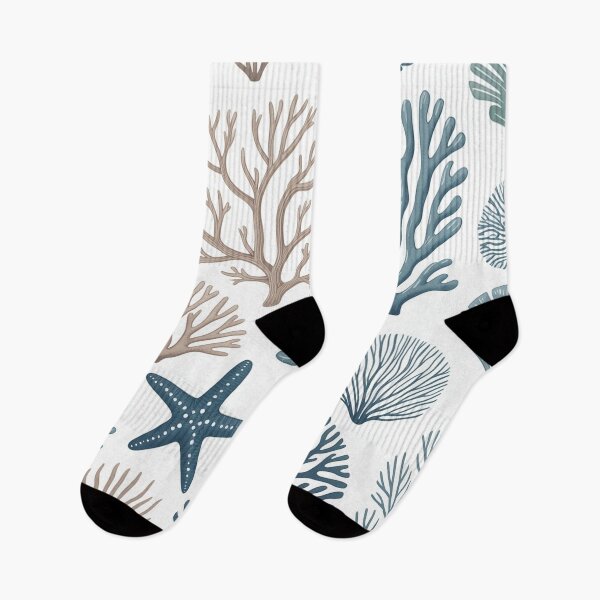Item preview, Coastal Coral and Starfish Ocean Pattern designed and sold by NatArtSA.