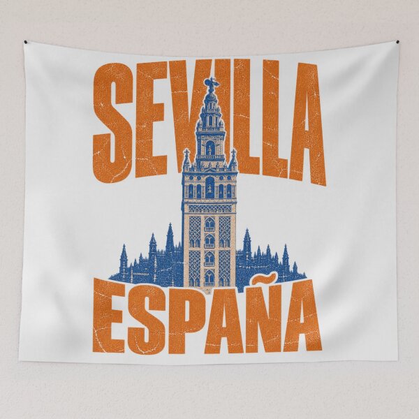 Item preview, Sevilla Spain Giralda Tower Retro Distressed designed and sold by Yellowriversss.