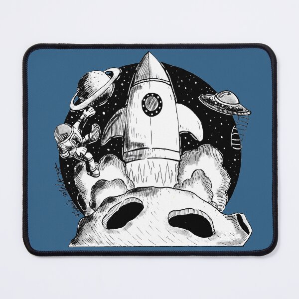 Item preview, Space Odyssey: Hand Drawn Ink Art designed and sold by ThaisMelo.