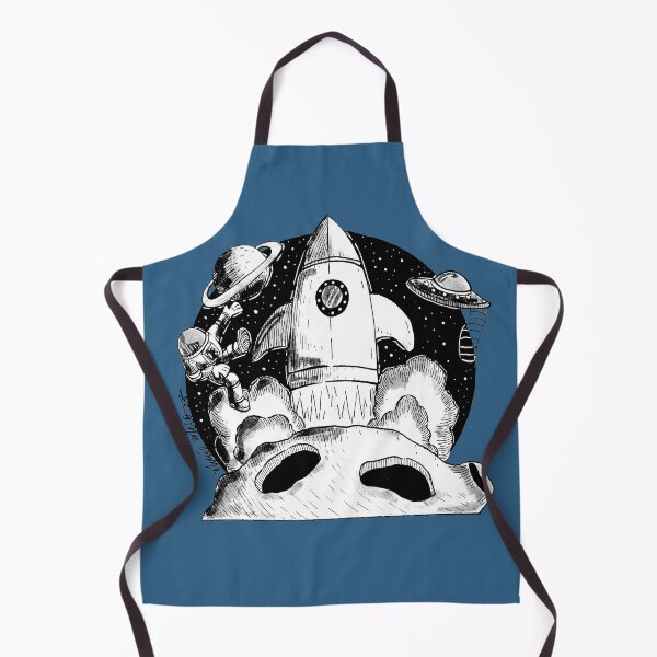 Item preview, Space Odyssey: Hand Drawn Ink Art designed and sold by ThaisMelo.