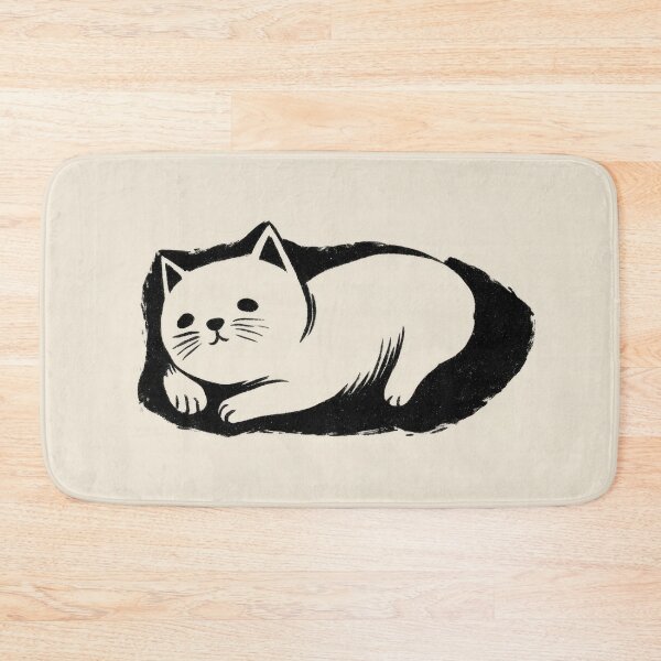 Item preview, Cute cat art on a plain bg designed and sold by anytka.
