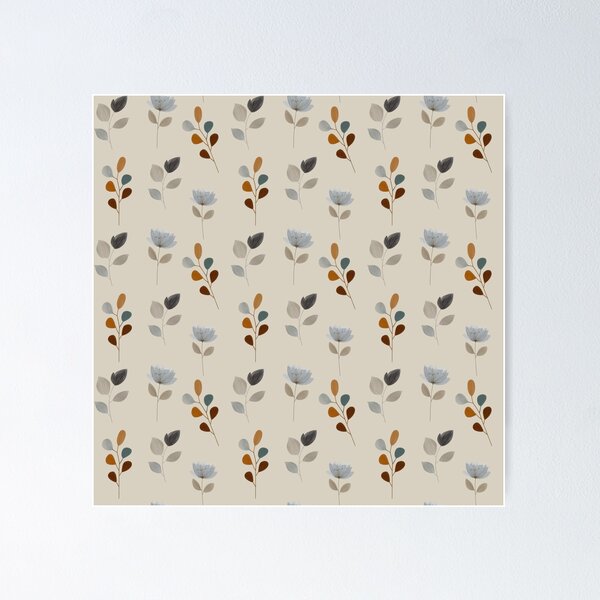 Item preview, Minimal Boho Botanicals – Earthy Floral Pattern designed and sold by ArtFairy38.
