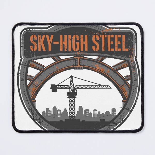 Item preview, Sky-High Steel Ironworker Badge designed and sold by Odd-jack.