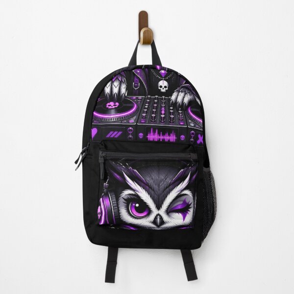 Item preview, Cyber Goth DJ Owl designed and sold by LazyDayzCo.