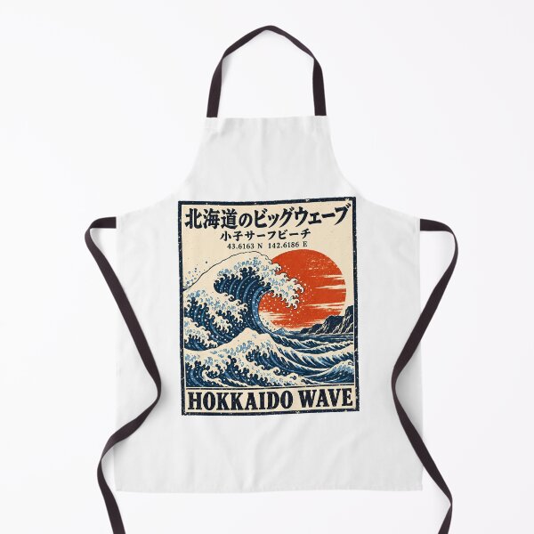 Item preview, Hokkaido Wave Ukiyo-e Ocean Print Surf Traveler designed and sold by chattsuede.
