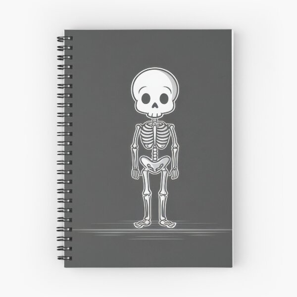 Item preview, Cartoon skeleton on gray background designed and sold by anytka.