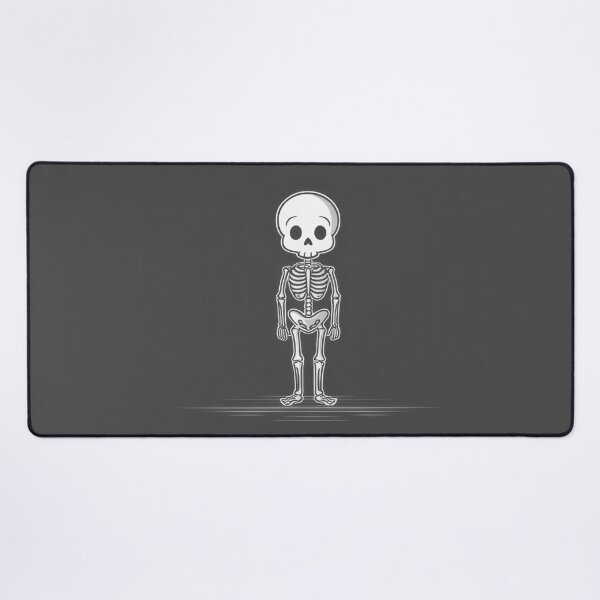 Item preview, Cartoon skeleton on gray background designed and sold by anytka.