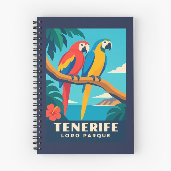 Artikelvorschau, Teneriffa Loro Parque Retro-Reiseplakat entworfen und verkauft von MavtM.