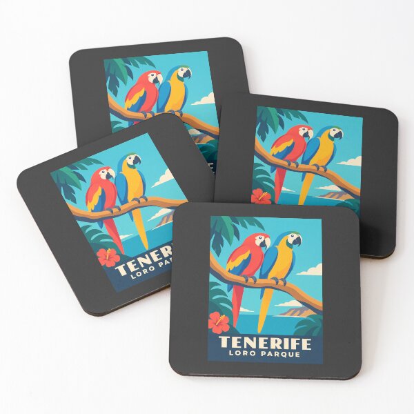 Item preview, Cartel de viaje retro de Tenerife Loro Parque designed and sold by MavtM.