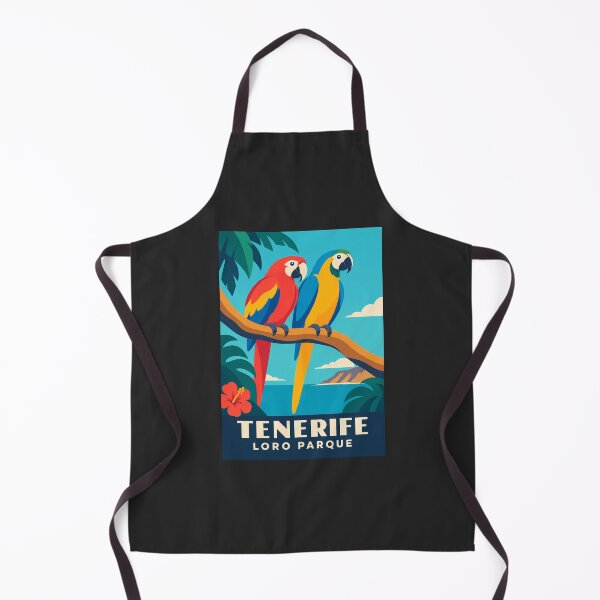 Item preview, Tenerife Loro Parque Retro Travel Poster designed and sold by MavtM.