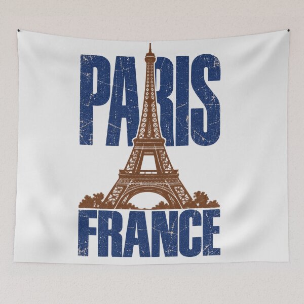 Item preview, Paris France Retro Vintage Distressed Landmark Ancient Architecture designed and sold by Yellowriversss.