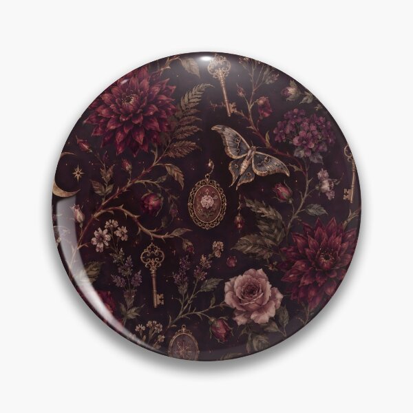 Item preview, Dark Gothic Botanical Celestial Floral Vintage designed and sold by AzsjaysStudio.