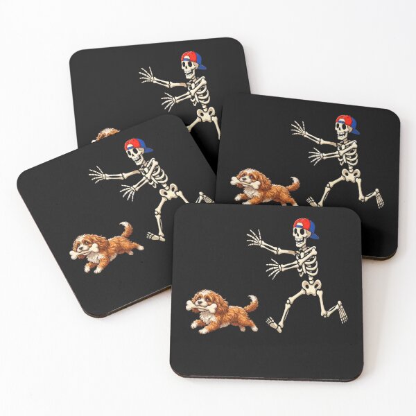 Item preview, Cavapoo skelton Halloween Shirt, Cute Ghost Dog Pumpkin Tee designed and sold by Anime  ⭐⭐⭐⭐⭐.