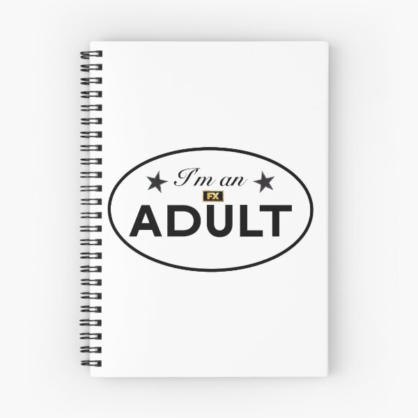 Item preview, I'm an adult white sticker designed and sold by rilesweir.