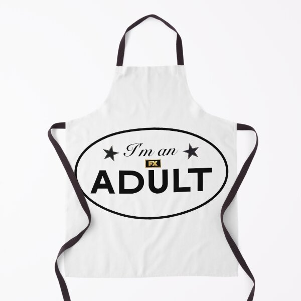 Item preview, I'm an adult white sticker designed and sold by rilesweir.
