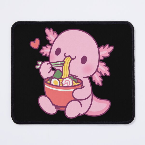 Item preview, Cute Axolotl Ramen designed and sold by ClaireCum.