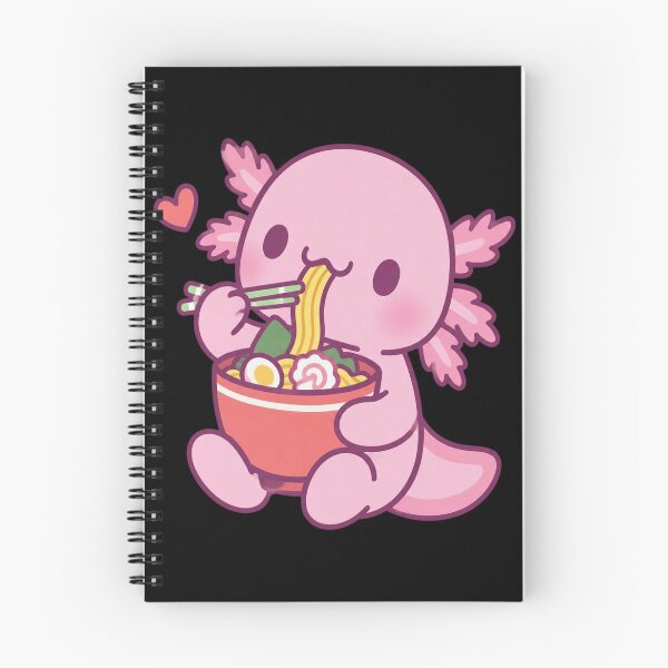 Item preview, Cute Axolotl Ramen designed and sold by ClaireCum.