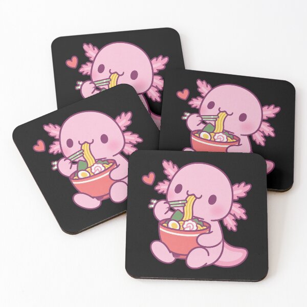 Item preview, Cute Axolotl Ramen designed and sold by ClaireCum.