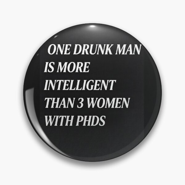 Item preview, One Drunk Man Sarcastic Humor Typography Quote T-Shirt designed and sold by robertronda1.