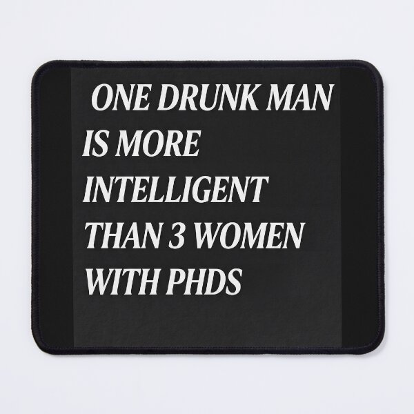 Item preview, One Drunk Man Sarcastic Humor Typography Quote T-Shirt designed and sold by robertronda1.