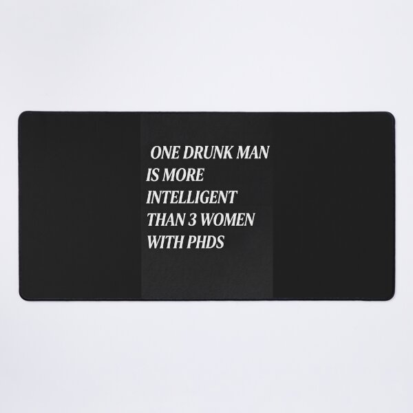 Item preview, One Drunk Man Sarcastic Humor Typography Quote T-Shirt designed and sold by robertronda1.