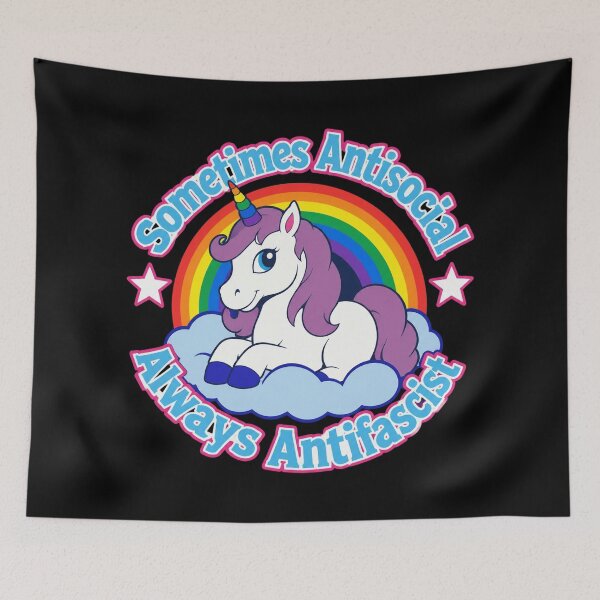 Item preview, Always Antifascist Unicorn designed and sold by Dawn032Wendy.