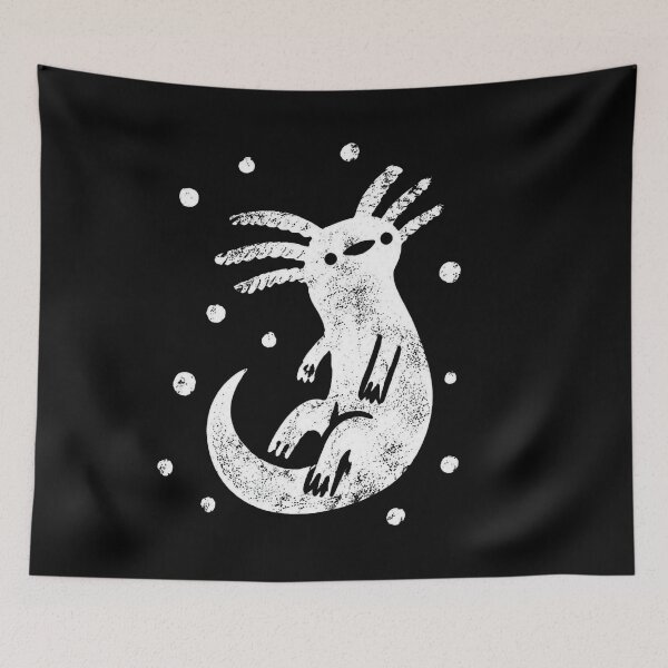 Item preview, Axolotl Speckled Outline designed and sold by ClaireCum.