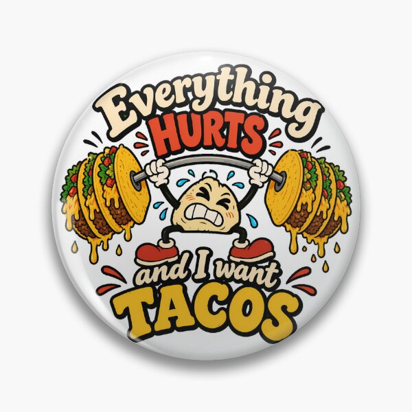 Item preview, Taco Workout Cartoon Struggle Lift Gym Enthusiast designed and sold by chattsuede.