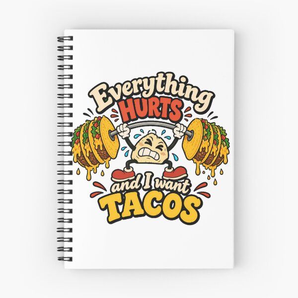 Item preview, Taco Workout Cartoon Struggle Lift Gym Enthusiast designed and sold by chattsuede.