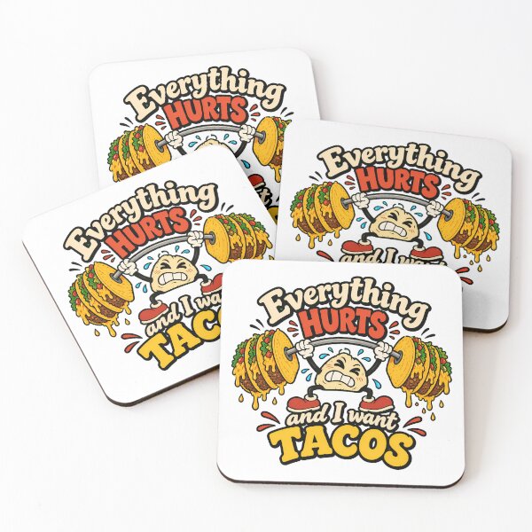 Item preview, Taco Workout Cartoon Struggle Lift Gym Enthusiast designed and sold by chattsuede.