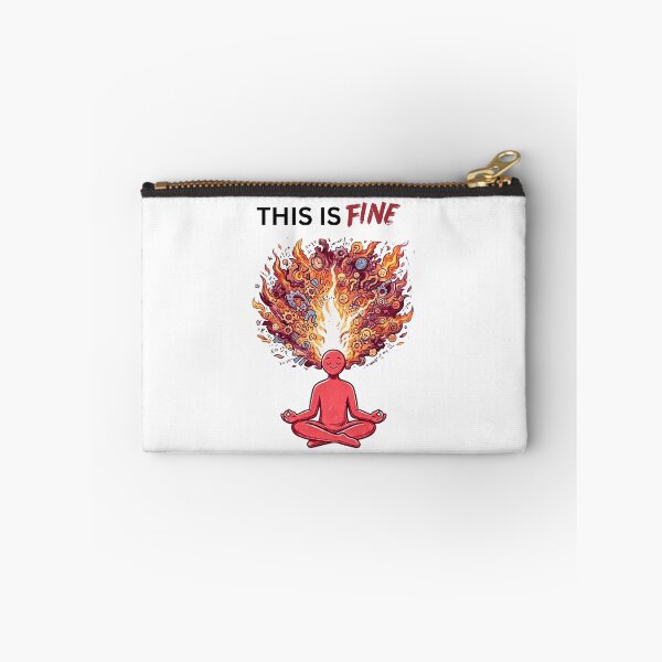 Item preview, This Is Fine - Calm Outside Chaos Inside Sarcastic Design designed and sold by Specialdesign10.