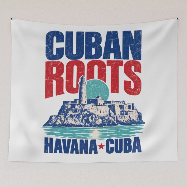 Item preview, Cuban Roots Havana Cuba Morro Castle Retro designed and sold by Yellowriversss.