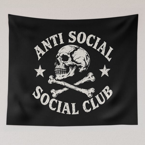 Item preview, Anti Social Skull Club designed and sold by Dawn032Wendy.