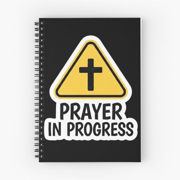 Item preview, Prayer in Progress Fun Christian Design with Cross designed and sold by MantoSagrado.