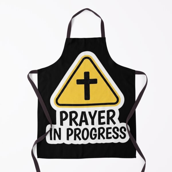 Item preview, Prayer in Progress Fun Christian Design with Cross designed and sold by MantoSagrado.