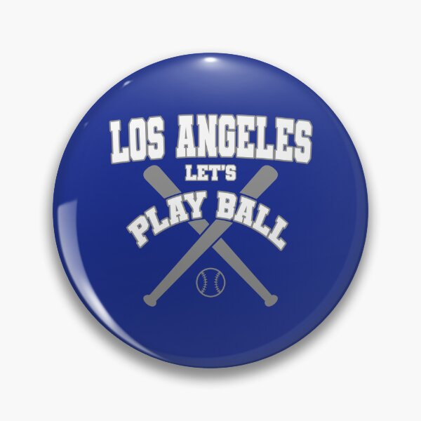 Item preview, Los Angeles Baseball Let's Playball Cross Bats designed and sold by MASMUS27.