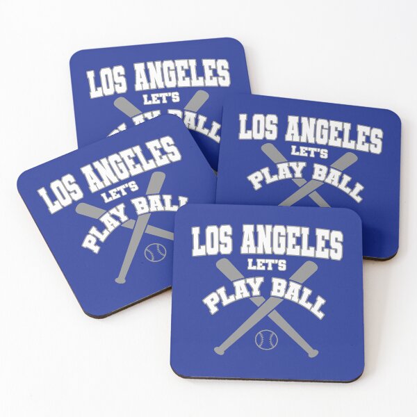 Item preview, Los Angeles Baseball Let's Playball Cross Bats designed and sold by MASMUS27.