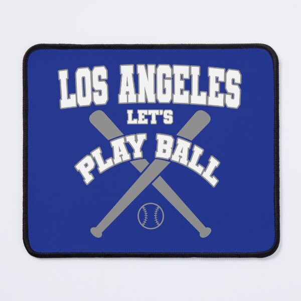 Item preview, Los Angeles Baseball Let's Playball Cross Bats designed and sold by MASMUS27.