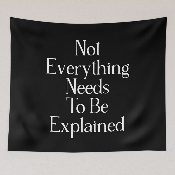 Item preview, Quiet Confidence Quote | Not Everything Needs To Be Explained | Privacy & Personal Boundaries Gift designed and sold by stylishdzign.