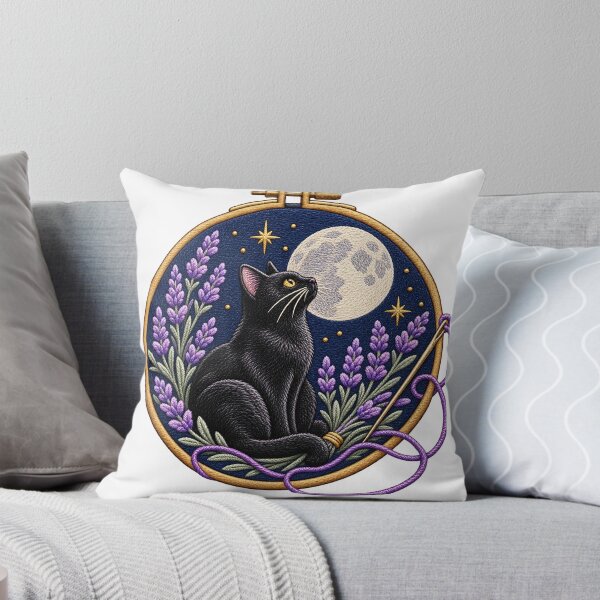 Item preview, Needlepoint Club Floral Animals & Cottagecore Embroidery Art designed and sold by Georain.