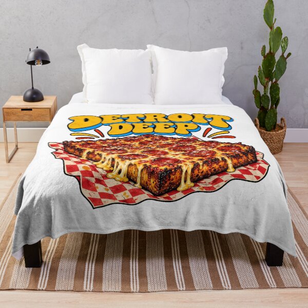 Artikelvorschau, Detroit Pizza Deep Dish Melting Foodie Enthusiast entworfen und verkauft von chattsuede.
