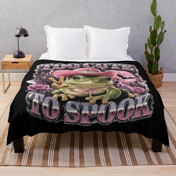 Item preview, Too Cute To Spook Cowgirl Frog T-Shirt | Pink Cowboy Hat Toad Roses Western Halloween Gift designed and sold by illeN-Art-World.
