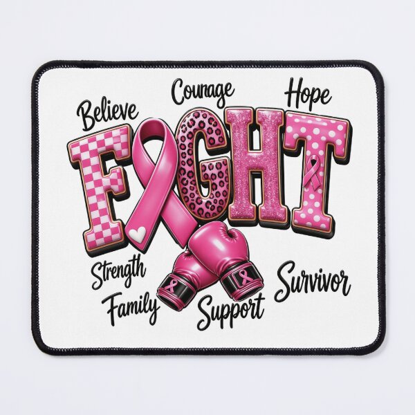 Item preview, Breast Cancer Awareness Graffiti Style Pink Ribbon Cancer Support designed and sold by Thread&Fable.