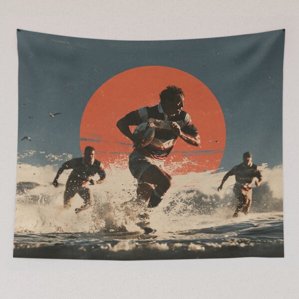 Item preview, Rugby waves designed and sold by The King's general goods.