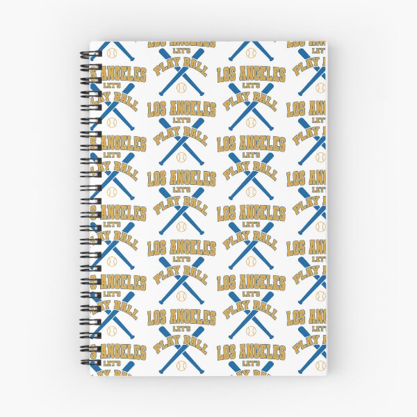 Item preview, Retro Los Angeles Baseball Lets Playball Crossed Bats designed and sold by MASMUS27.