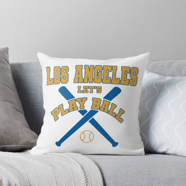 Item preview, Retro Los Angeles Baseball Lets Playball Crossed Bats designed and sold by MASMUS27.