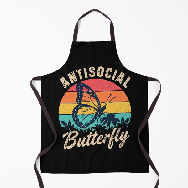Item preview, Antisocial Butterfly Retro designed and sold by Dawn032Wendy.