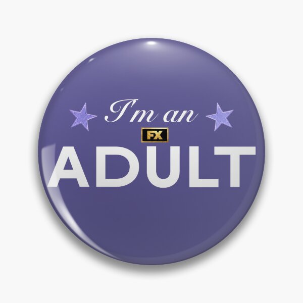 Item preview, I'm an adult with a purple badge designed and sold by rilesweir.
